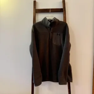 Under Armour Men's Grey and Brown Jumper