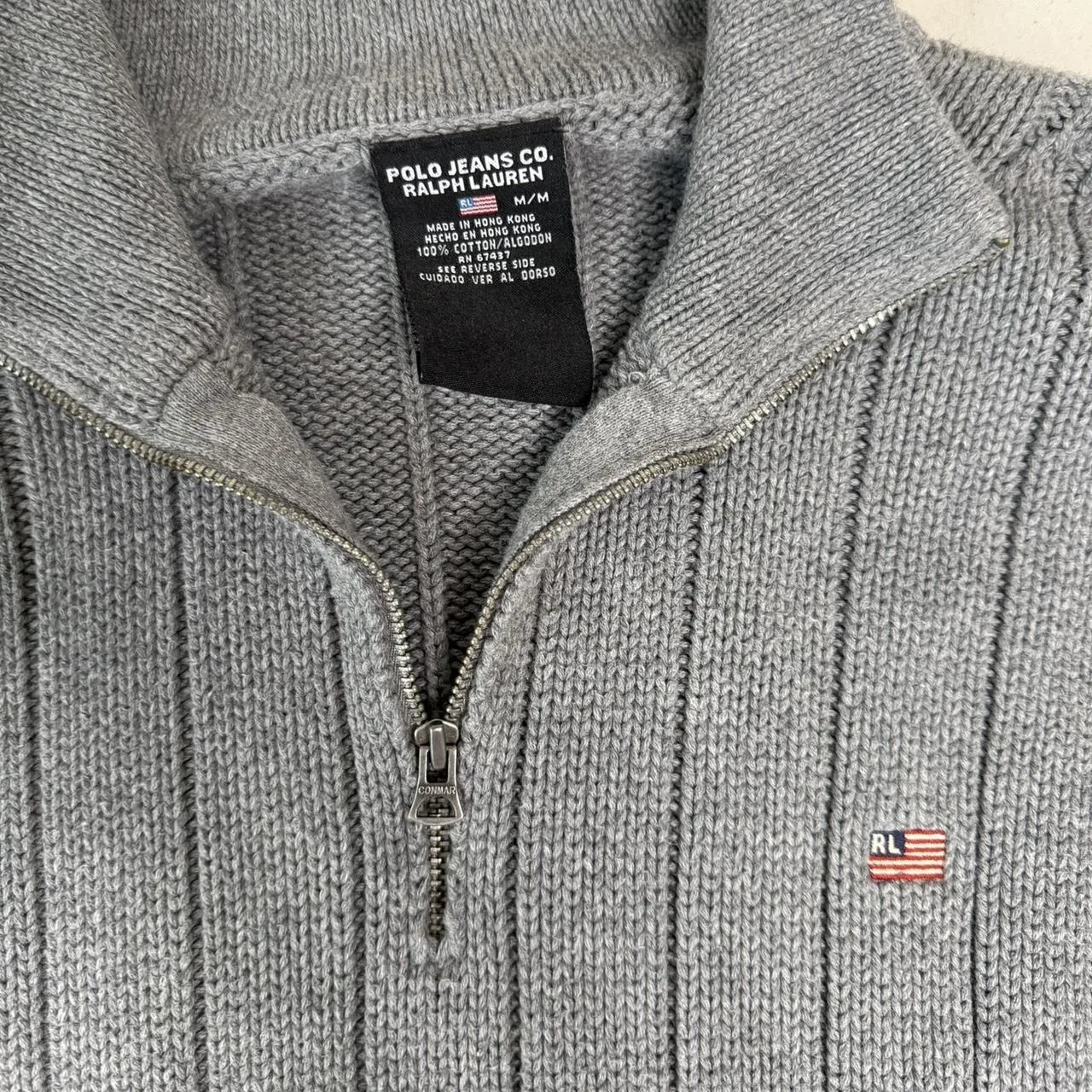 Polo Ralph Lauren Men's Grey Jumper - Image 2