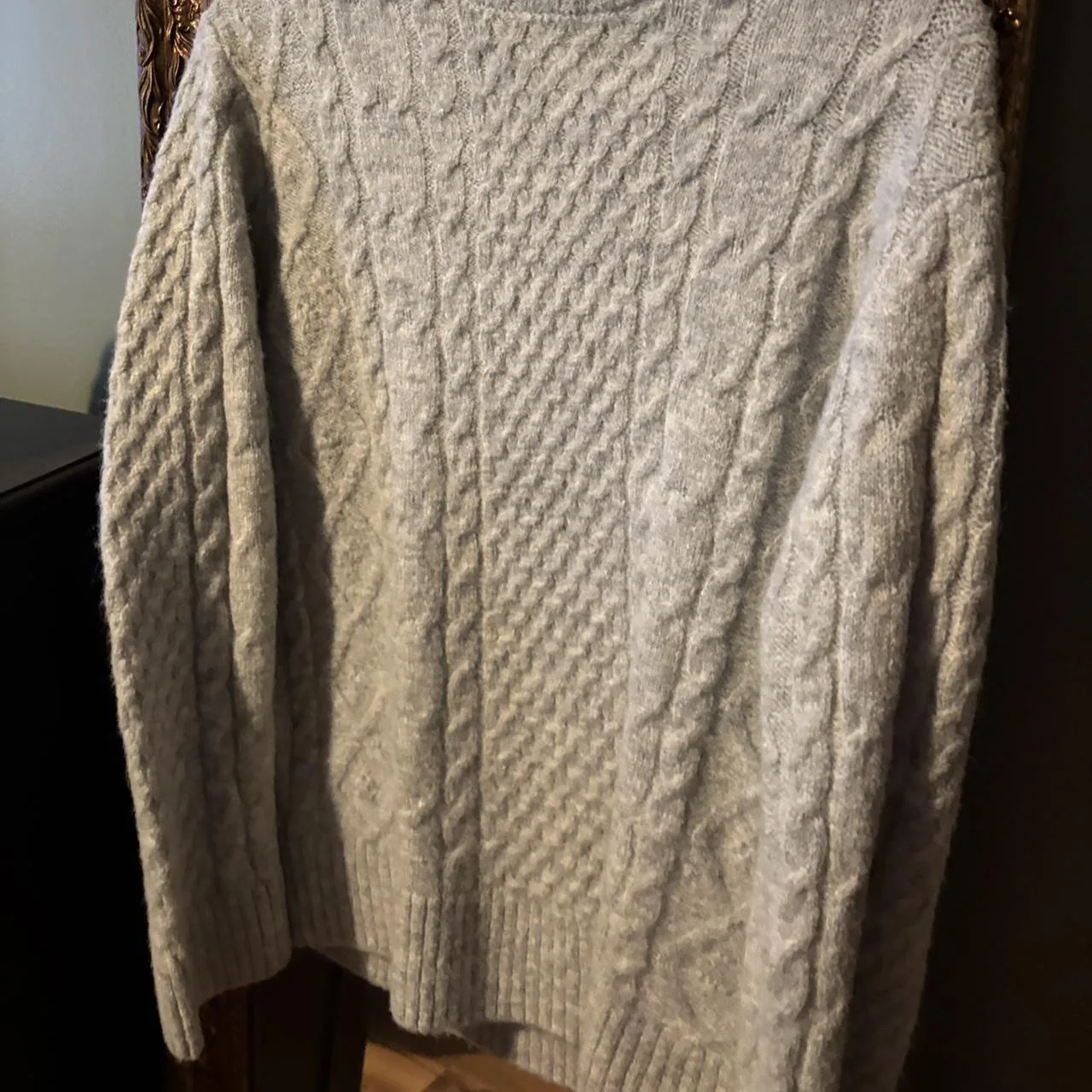 Urban Outfitters Men's Grey and Cream Jumper - Image 2