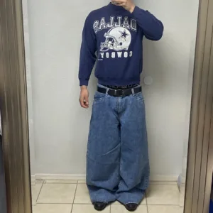 Hanes Men's Blue and Navy Jumper