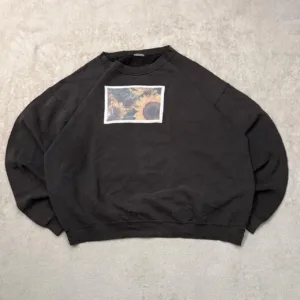 American Vintage Men's Black and Brown Jumper