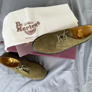 Men's Green and Khaki Oxfords