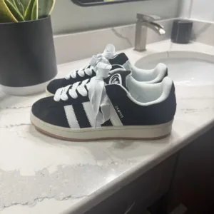 Adidas Men's Black and Navy Trainers