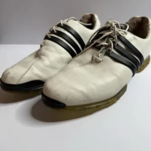 Adidas Men's White and Cream Trainers