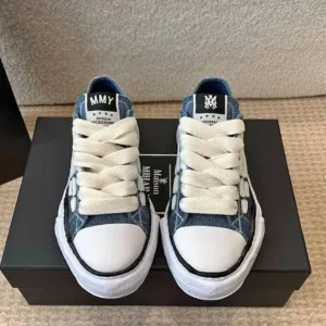 Maison Mihara Yasuhiro Men's Blue and Navy Trainers