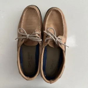 Sperry Men's Tan and Brown Boat-shoes