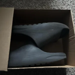 Yeezy Men's Black and Navy Clogs