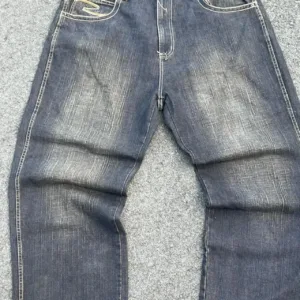 Men's Blue and Navy Jeans