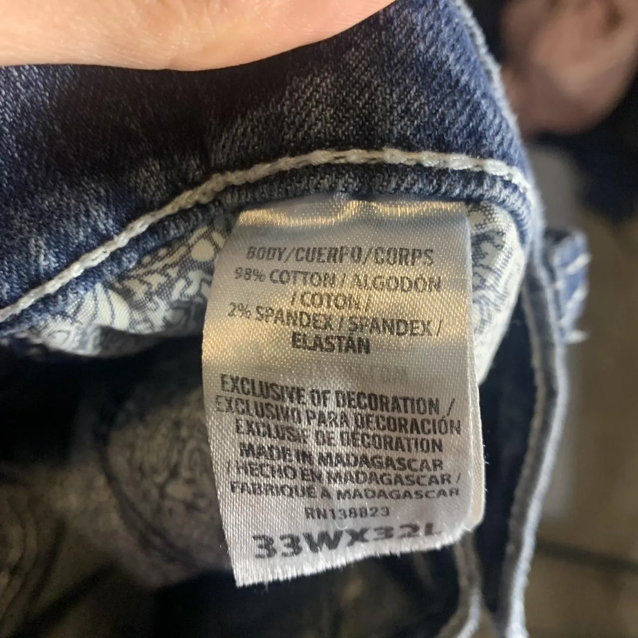 Cody James Men's Blue and Navy Jeans - Image 3