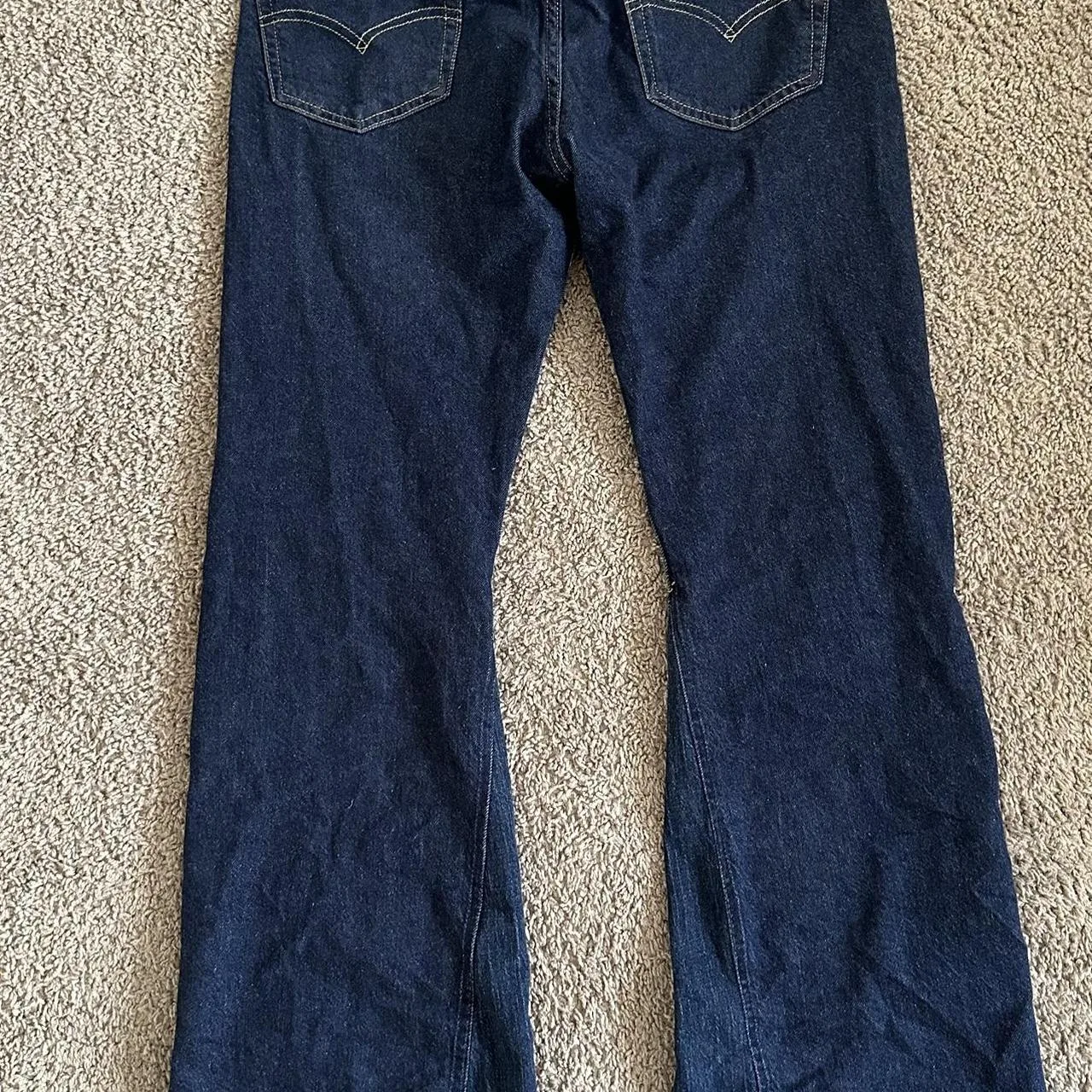 Levi's Men's Navy and Blue Jeans - Image 2