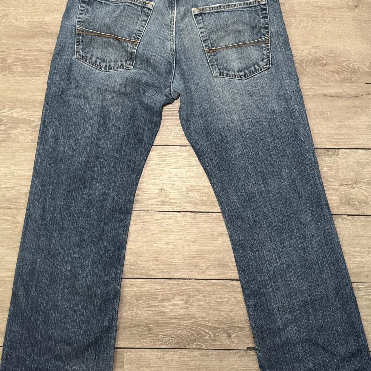 Abercrombie & Fitch Men's Blue and Navy Jeans - Image 3