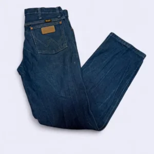 Wrangler Men's Blue and Navy Jeans