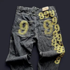 Southpole Men's Black and Navy Jeans