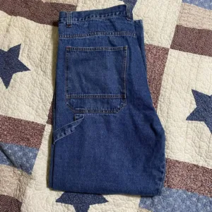 Carhartt Men's Blue and Navy Jeans