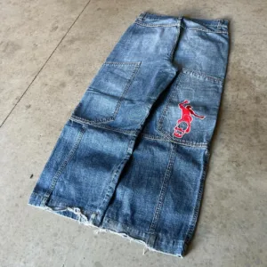 JNCO Men's Blue and Navy Jeans