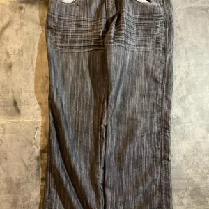 Men's Grey and Brown Jeans