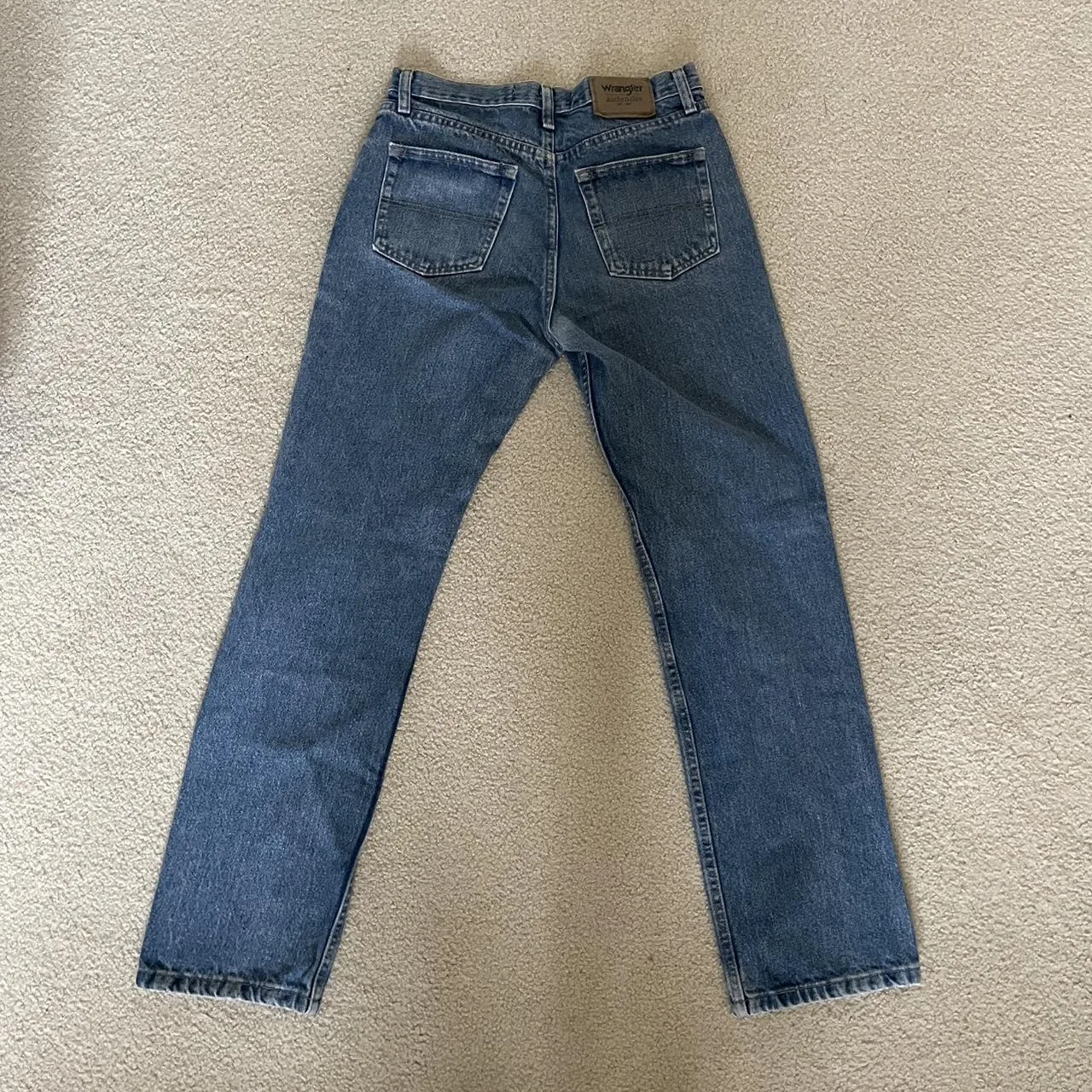 Wrangler Men's Blue and Navy Jeans - Image 2