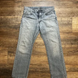 Lacoste Men's Blue and Grey Jeans