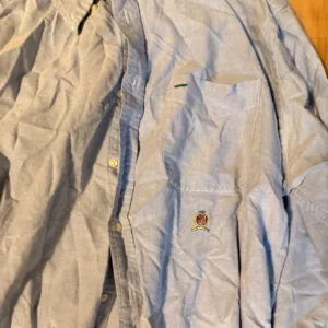 Tommy Hilfiger Men's Blue and Grey Shirt