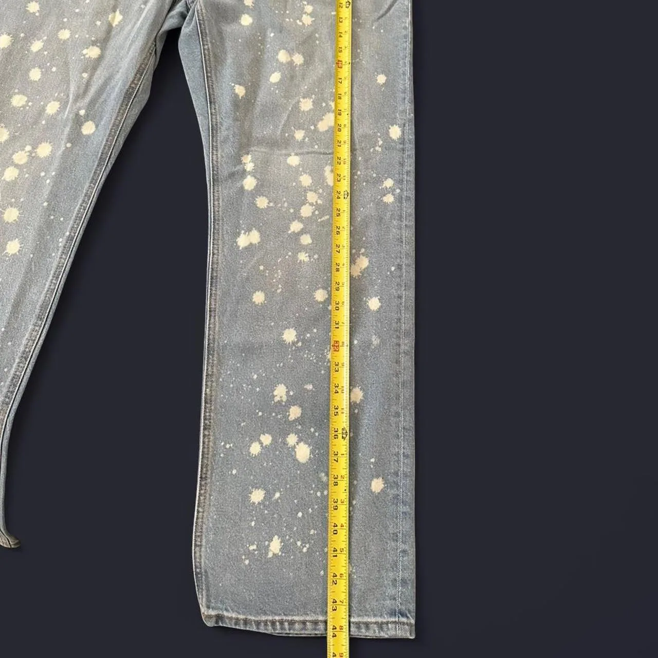 Men's Blue and Navy Jeans - Image 4