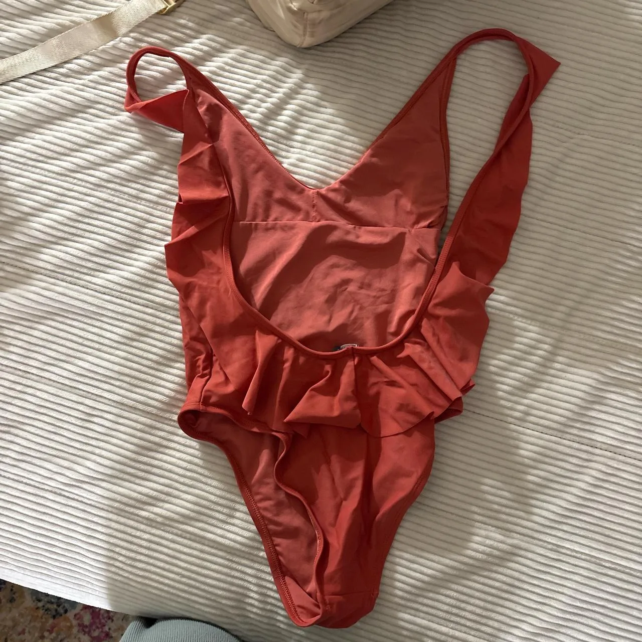 Aerie Women's Red and Orange Swimsuit-one-piece - Image 2