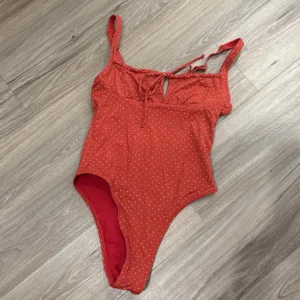 Women's Red and Orange Swimsuit-one-piece