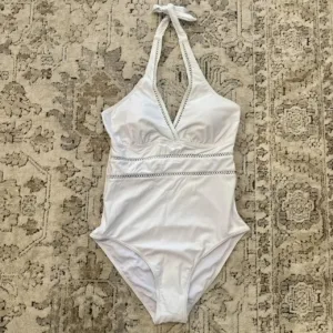 Women's White Swimsuit-one-piece