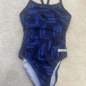 Arena Women's Blue and Navy Swimsuit-one-piece