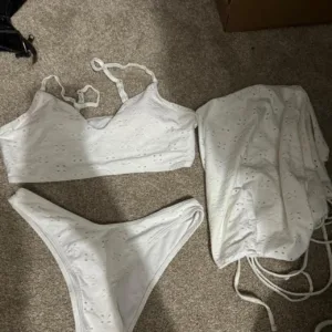 Women's White Swimsuit-one-piece