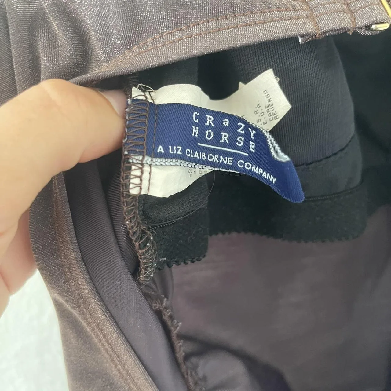 Liz Claiborne Women's Brown and Gold Swimsuit-one-piece - Image 5