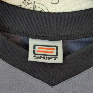 Men's Grey and Blue Shirt