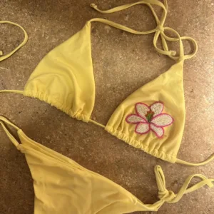 Women's Yellow Swimsuit-one-piece