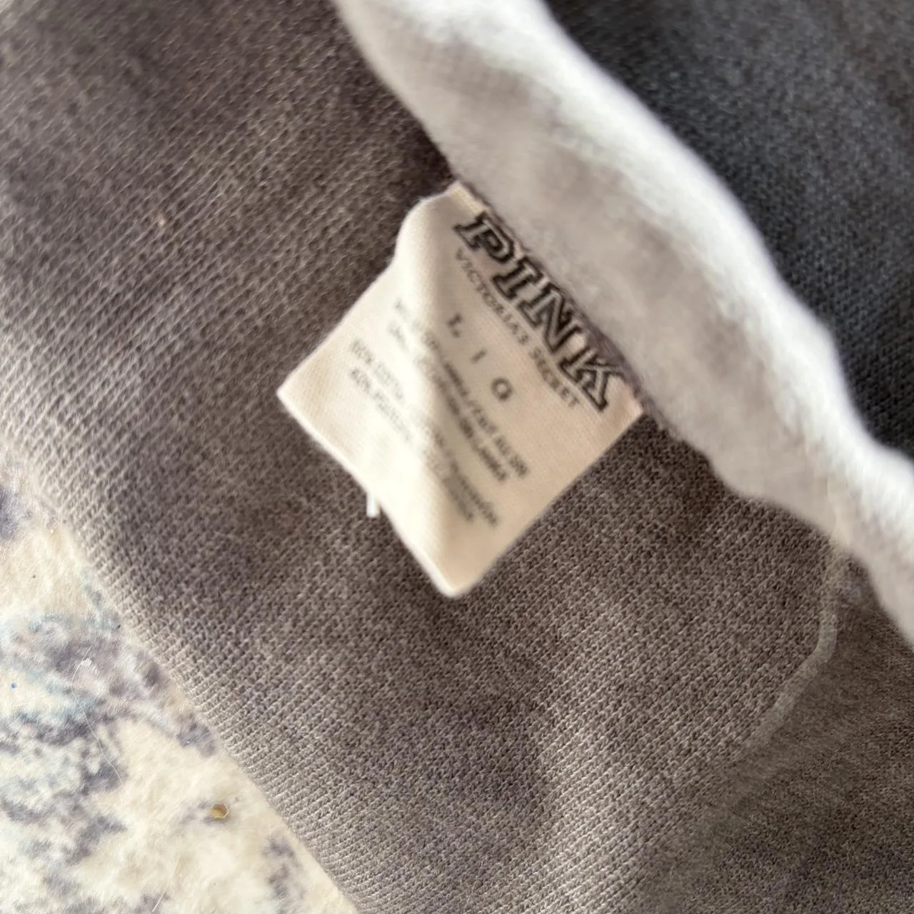 Victoria's Secret Women's Grey and Brown Joggers-tracksuits - Image 2