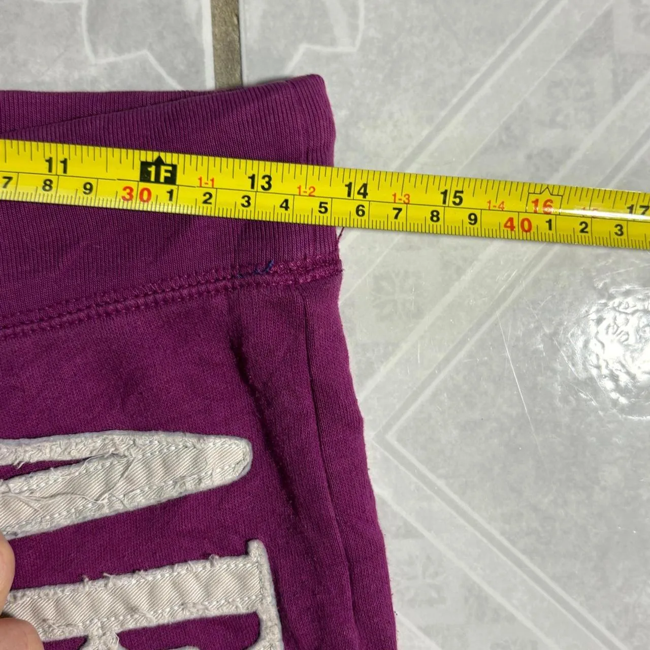 Aeropostale Women's Purple and Pink Joggers-tracksuits - Image 2