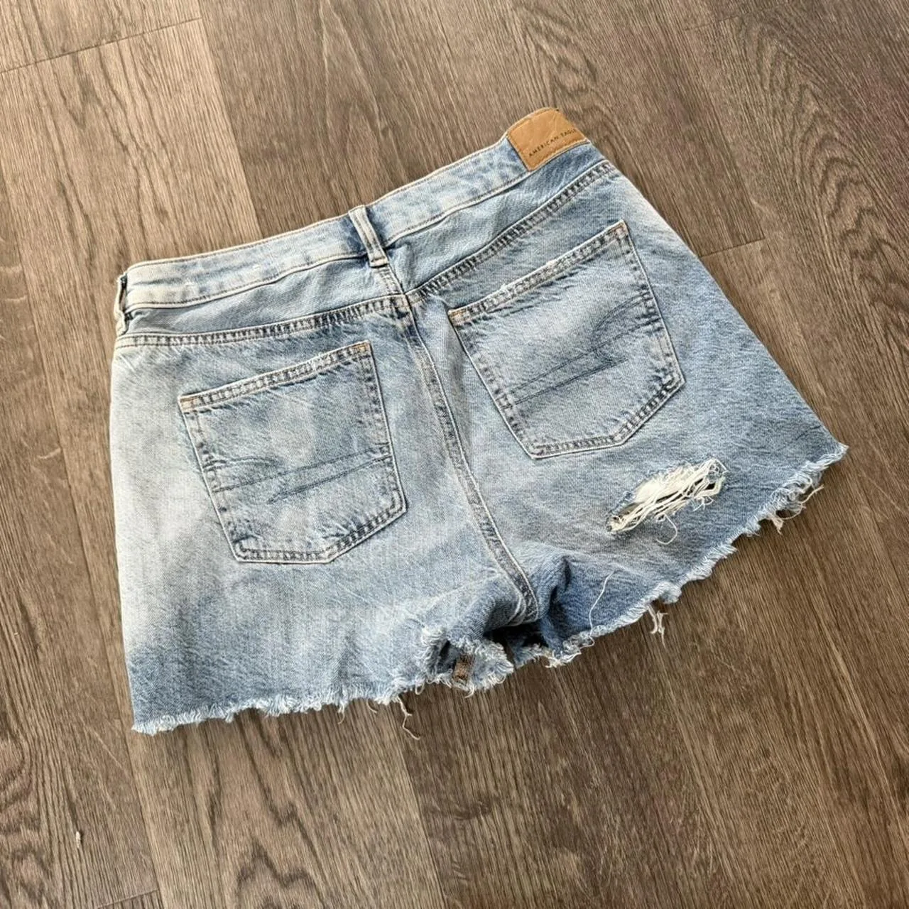 American Eagle Outfitters Women's Blue Shorts - Image 2