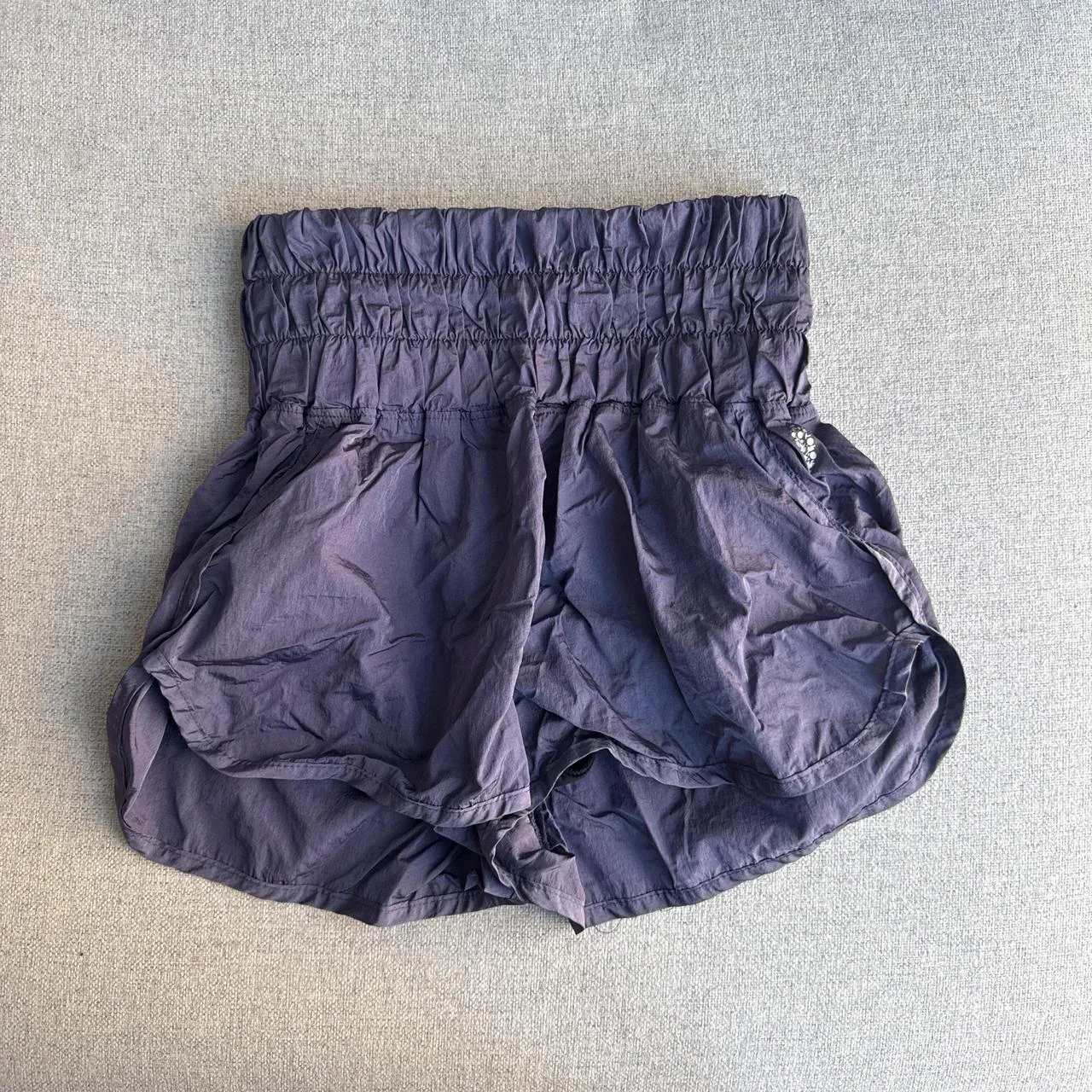 Free People Women's Navy and Blue Shorts