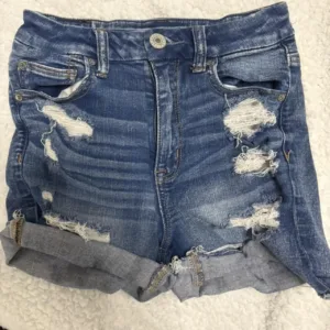 American Eagle Outfitters Women's Blue and Navy Shorts