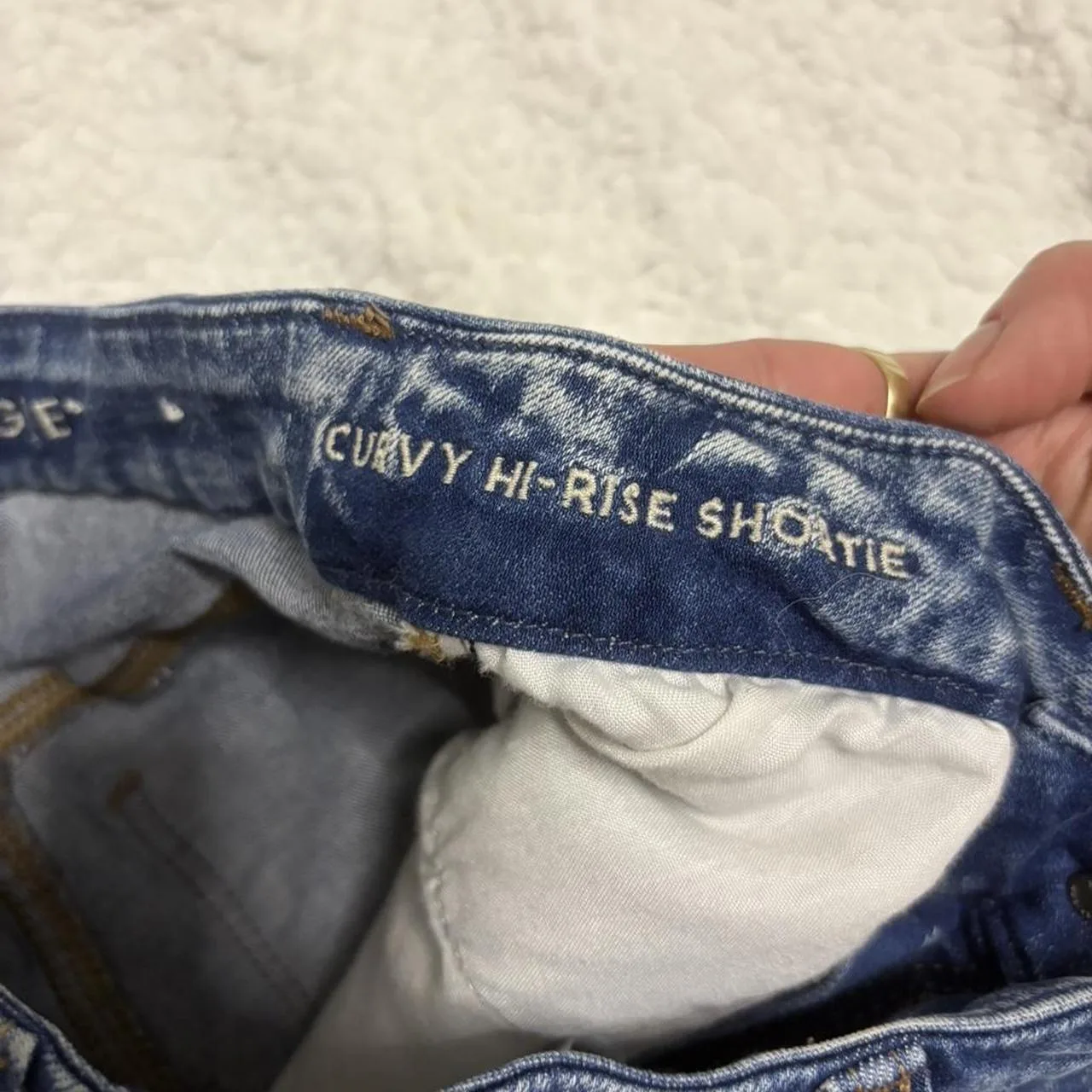 American Eagle Outfitters Women's Blue and Navy Shorts - Image 2