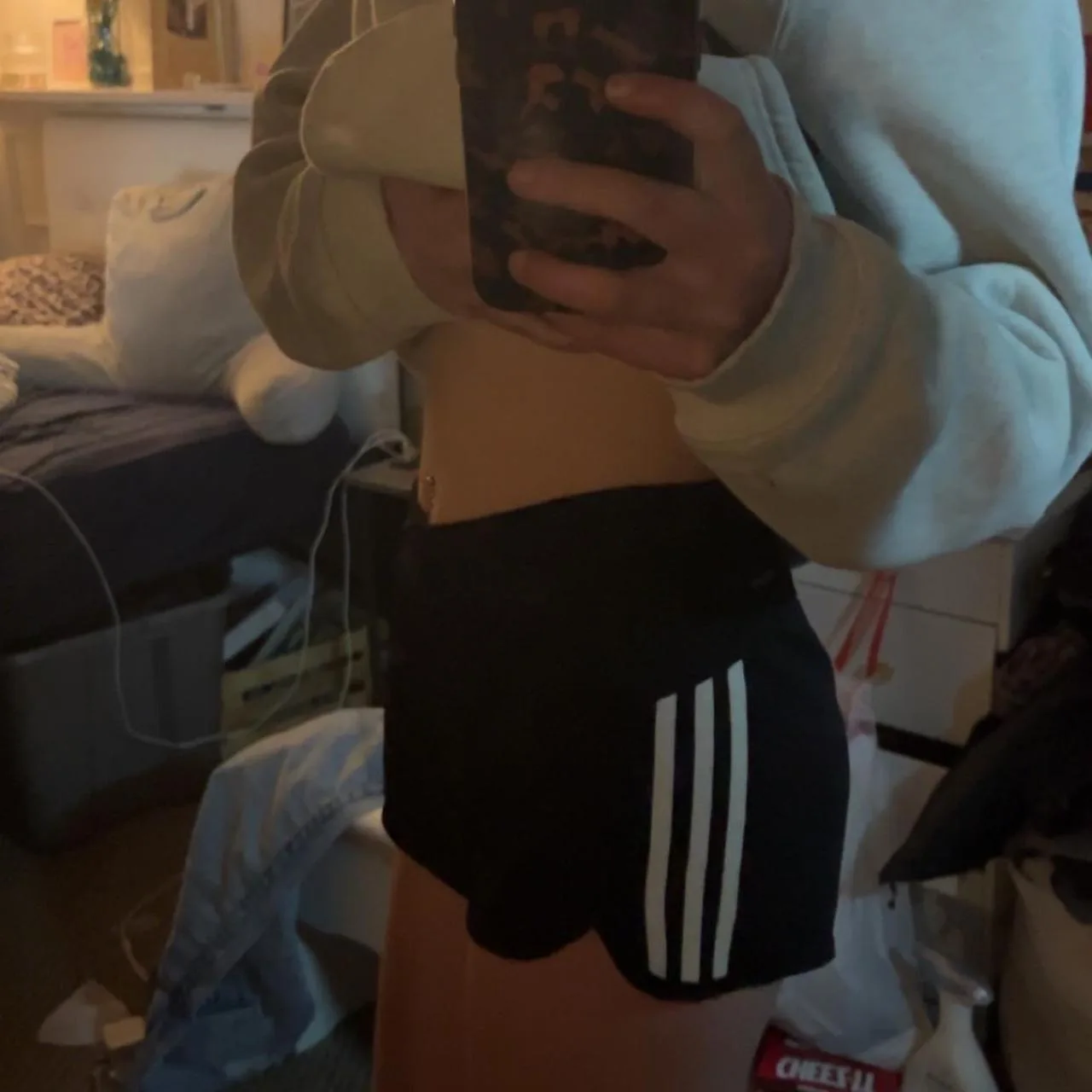 Adidas Women's Black Shorts - Image 6