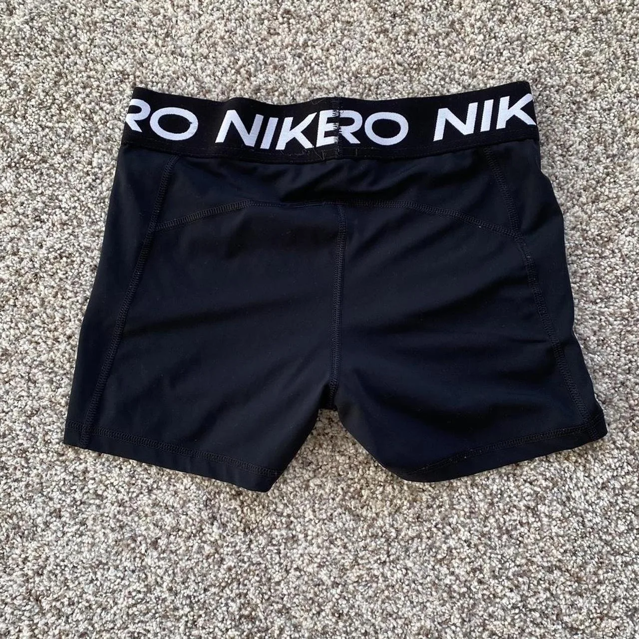 Nike Women's Black Shorts - Image 2