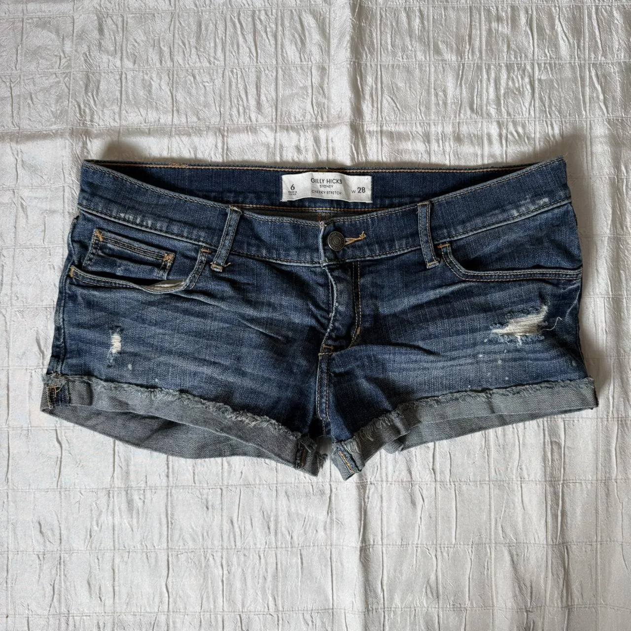 Gilly Hicks Women's Blue and Navy Shorts