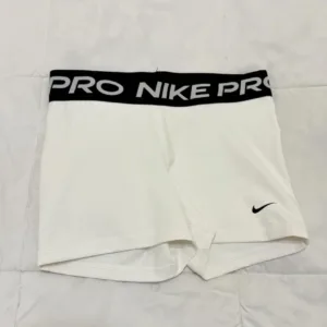 Nike Women's White and Cream Shorts