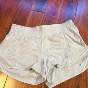 Lululemon Women's White and Blue Shorts