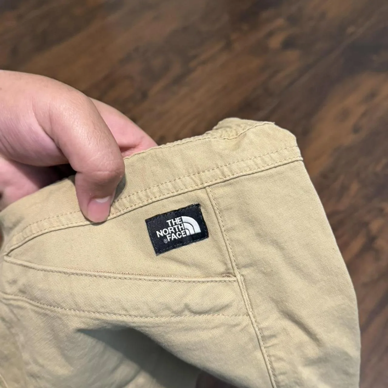 The North Face Women's Tan and Cream Shorts - Image 3