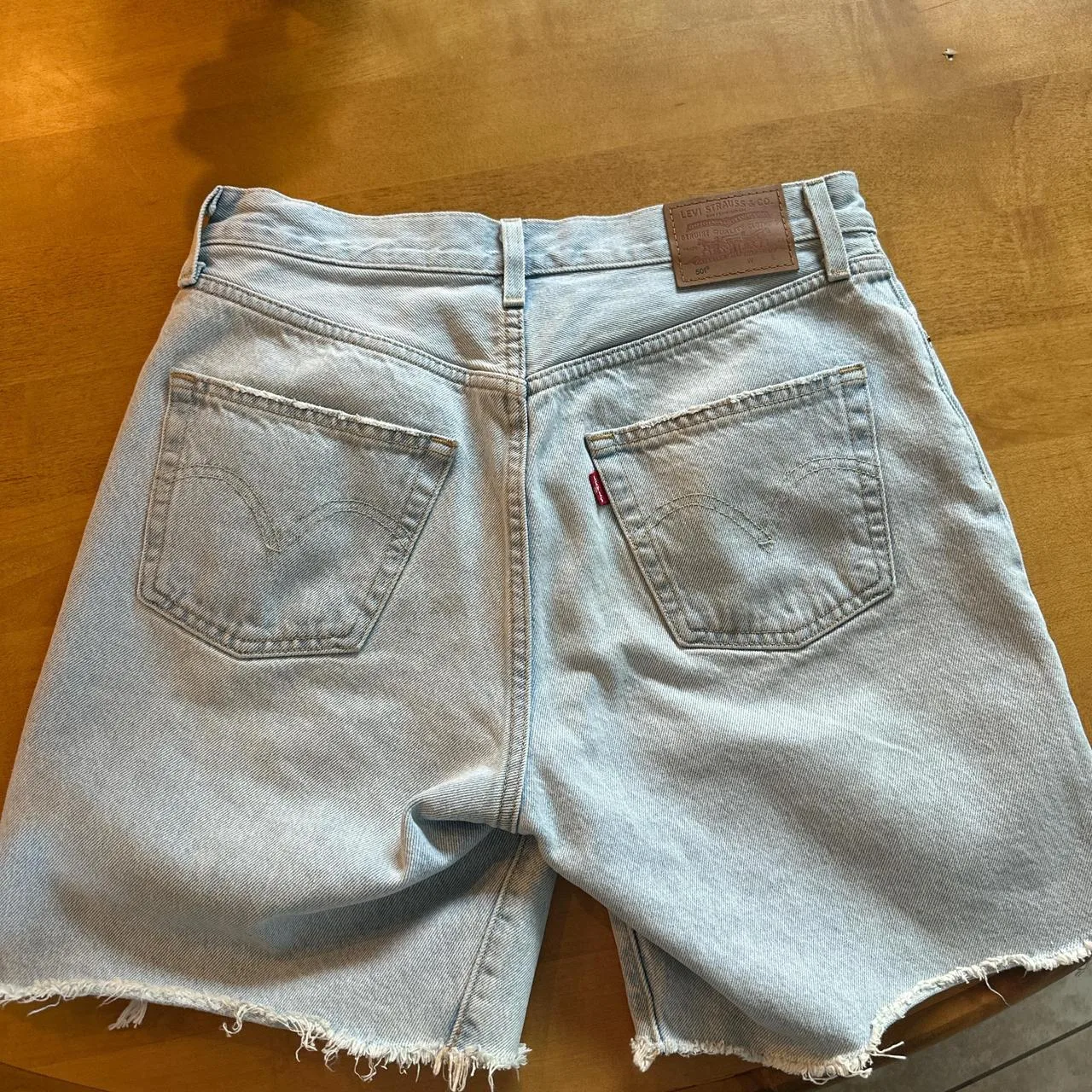 Levi's Women's Blue Shorts - Image 2