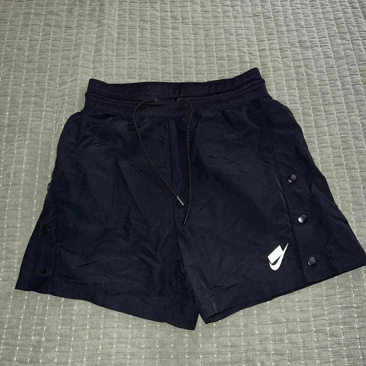 Nike Women's Navy and Black Shorts
