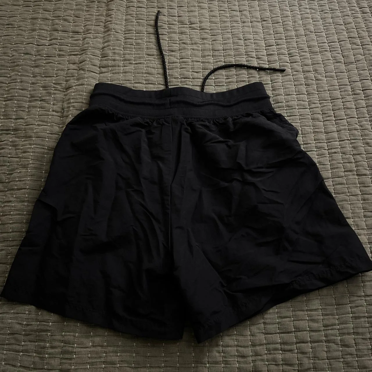Nike Women's Navy and Black Shorts - Image 2
