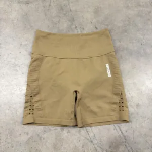 Gymshark Women's Tan and Khaki Shorts