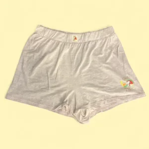 Peanuts Women's Grey and White Shorts