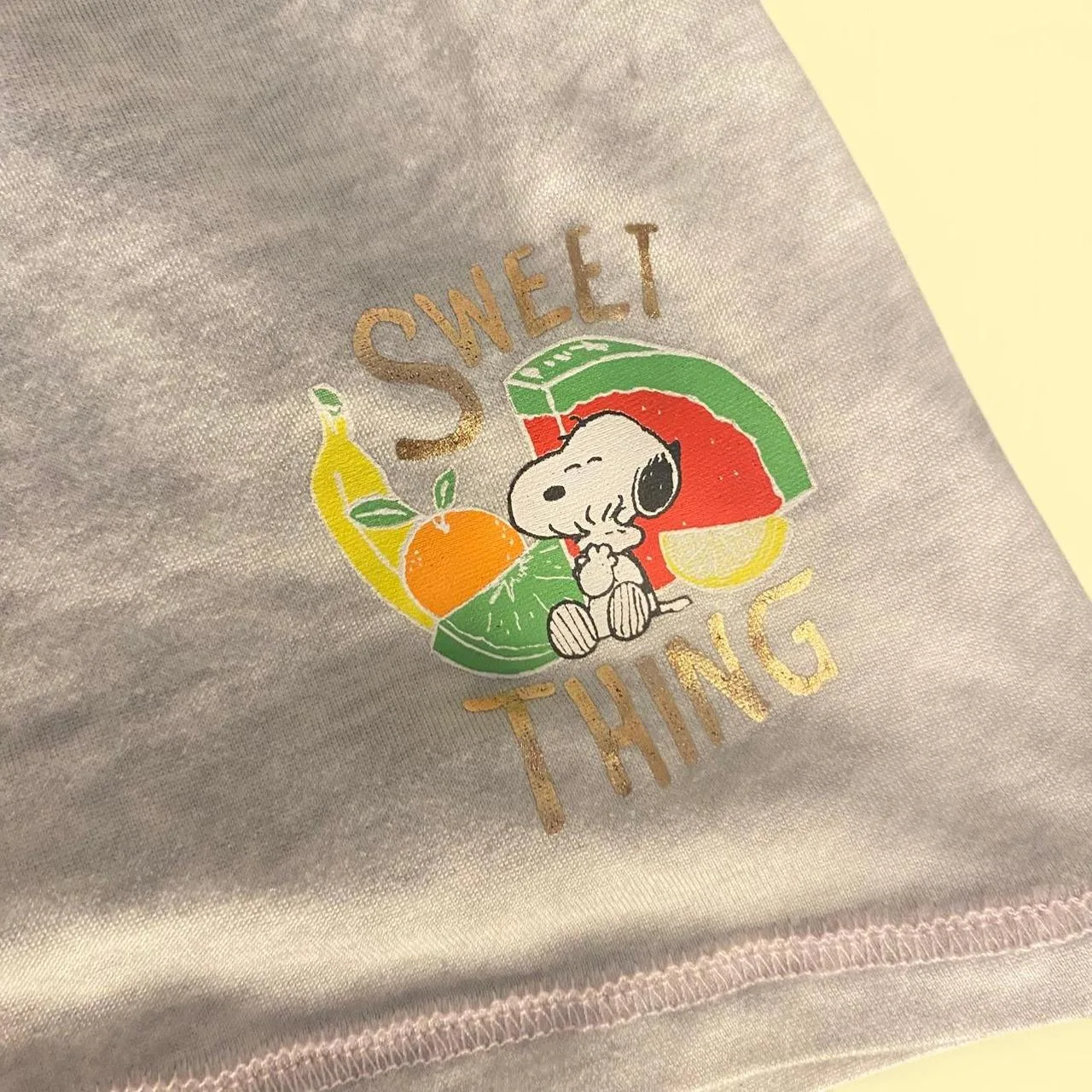 Peanuts Women's Grey and White Shorts - Image 2